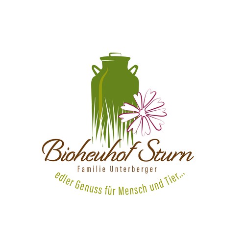 Logo für einen Bioheuhof