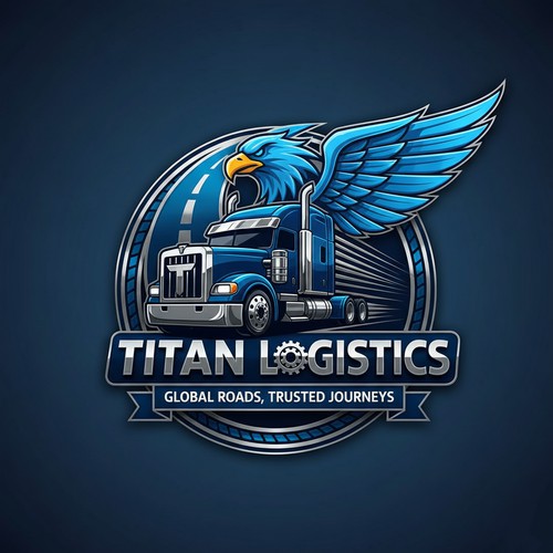 TITAN LOGISTICS - Powerful & Global Transportation Logo