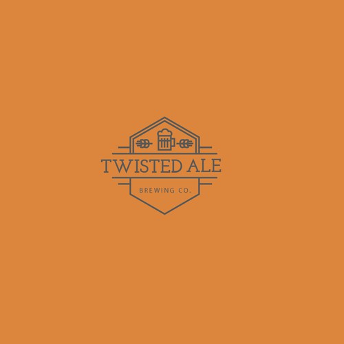 Logo for brewing company