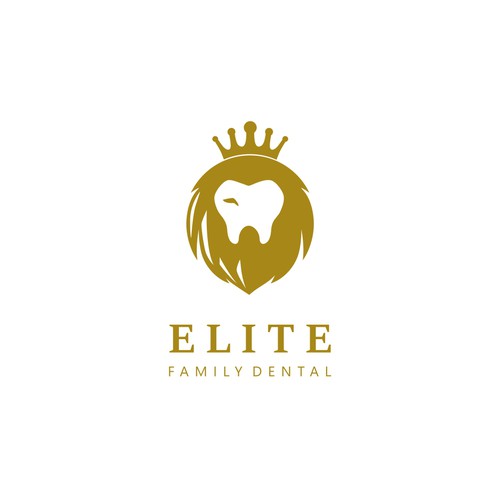 luxurious elite logo for dental clinic