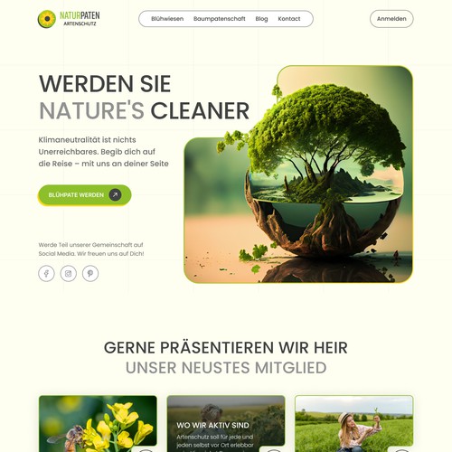 Naturpaten // Website