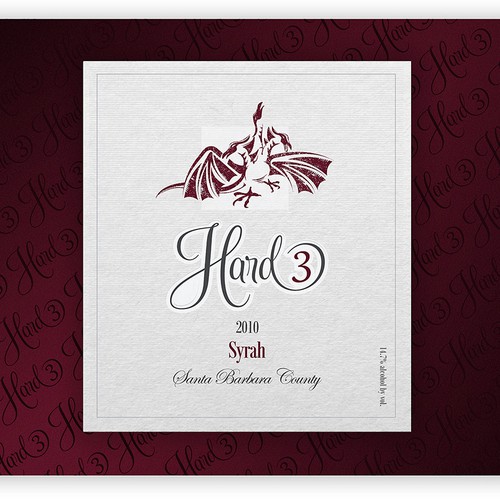 Wine Label - Hard 3 Wine needs a product label