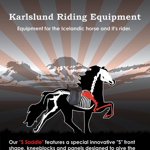 Create the next art or illustration for Karlslund Riding Equipment