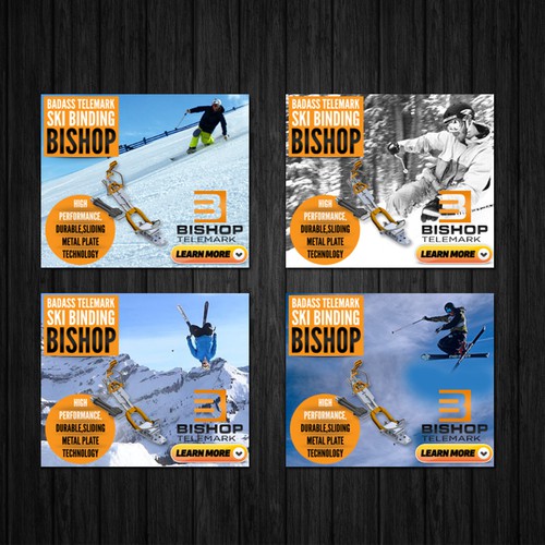 Creating badass banner ads for a new high performance telemark ski binding