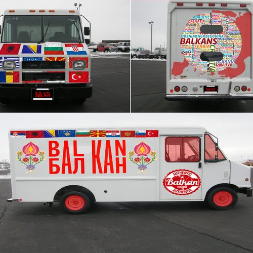 Balkan Food Truck Wrap