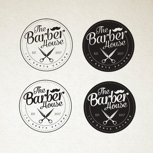 The barber house needs a new logo, hit it