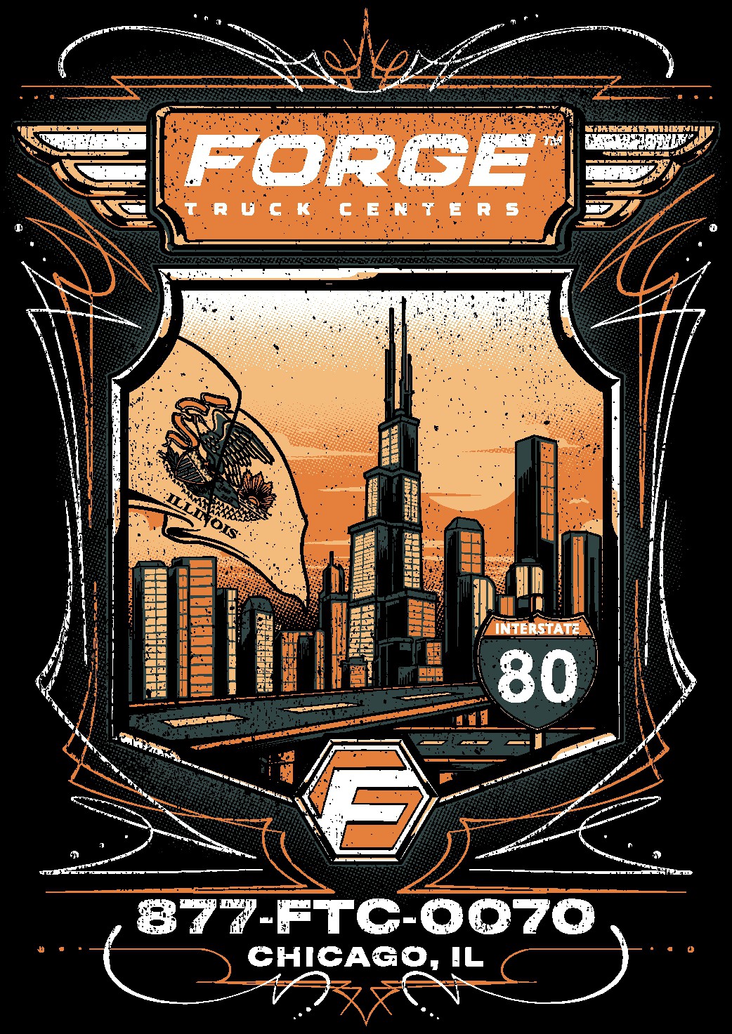 Texas Location Retro Shirt