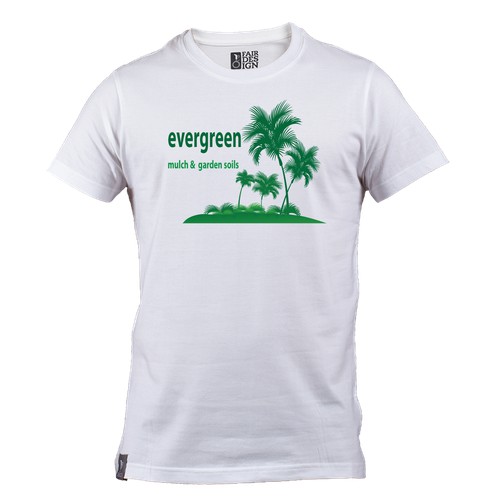 evergreen t-shirt design
