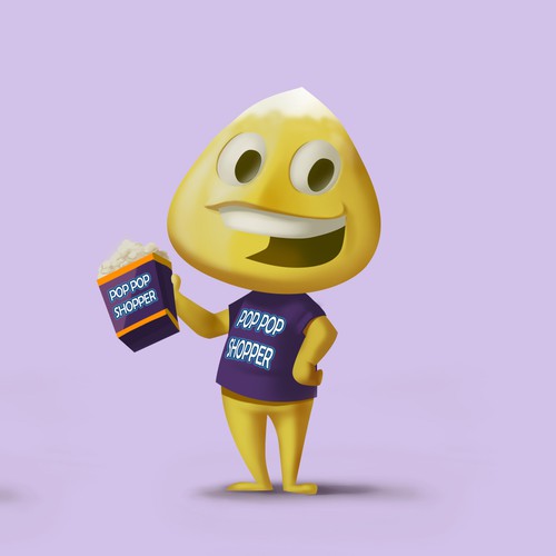 Popcorn mascot