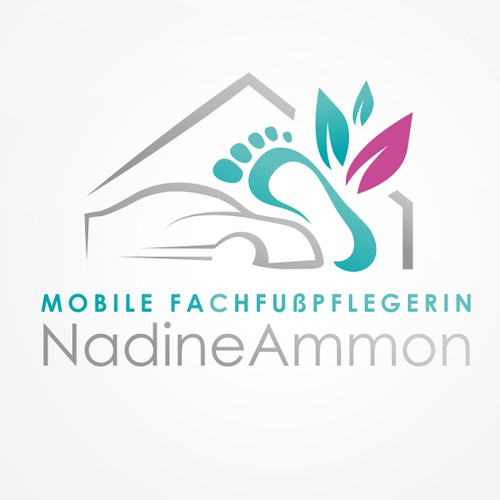 Feminine Logo for Mobile specialist podiatrist