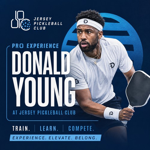 Jersey Pickleball Club - Sports Event Flyer & Social Media Design