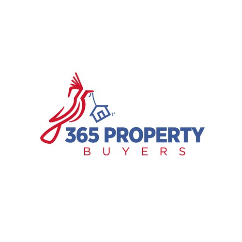 Hidden image style logo for real estate company