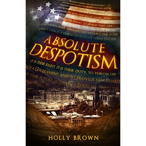Dystopian novel book cover design