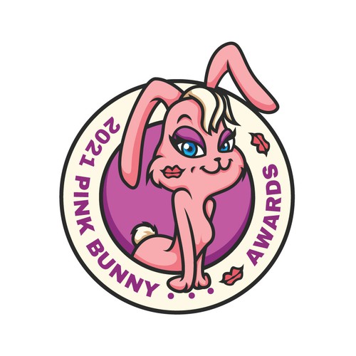 Seductive Pink Bunny Logo