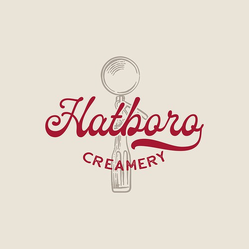 Retro/Vintage Logo For Local Ice Cream Shop