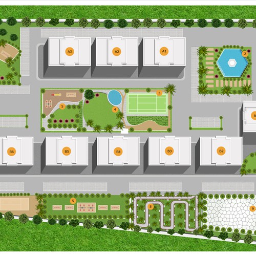 Construction site plan