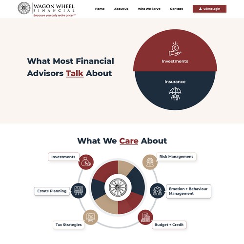 Financial Services Website Redesign