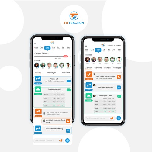 Fitness tracking application
