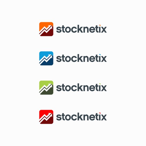 Stock market / Competition-style brand aimed at professionals