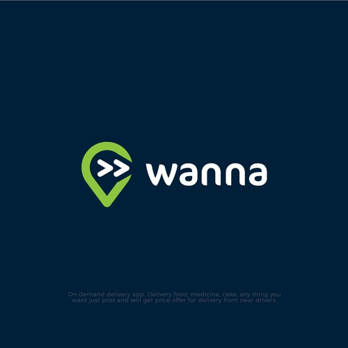 Logo Concept For On Demand Delivery App