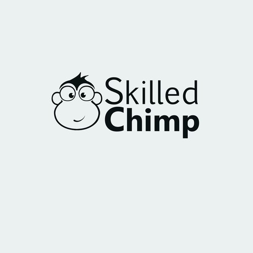 Create a logo for "Skilled Chimp"