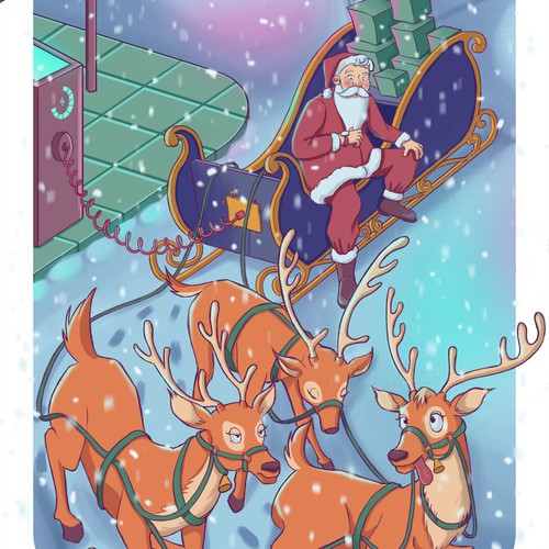 Illustration for a Christmas Card