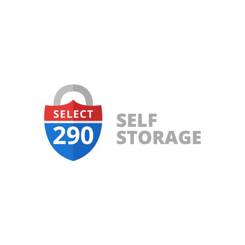 Logo for self storage company