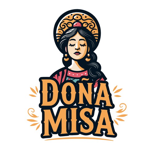 Logo for a Mexican street food restaurant