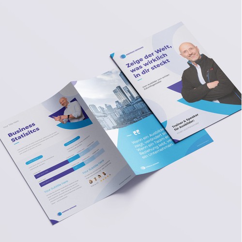 Trainer & Speaker Profil A4 Slide