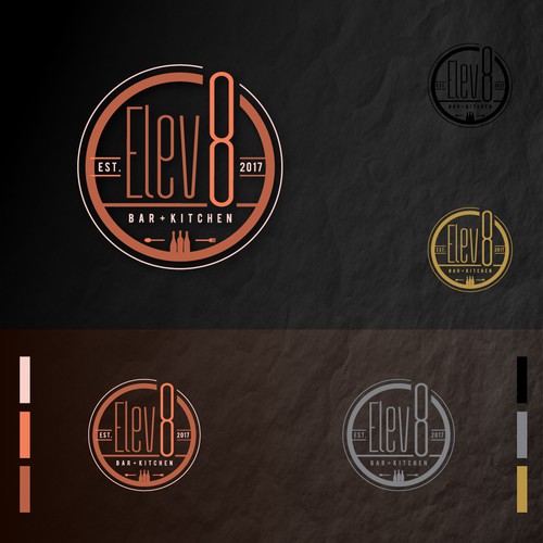logo for bar and kitchen