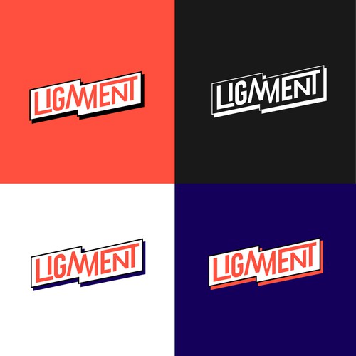 Ligament sports agency Logo Concept