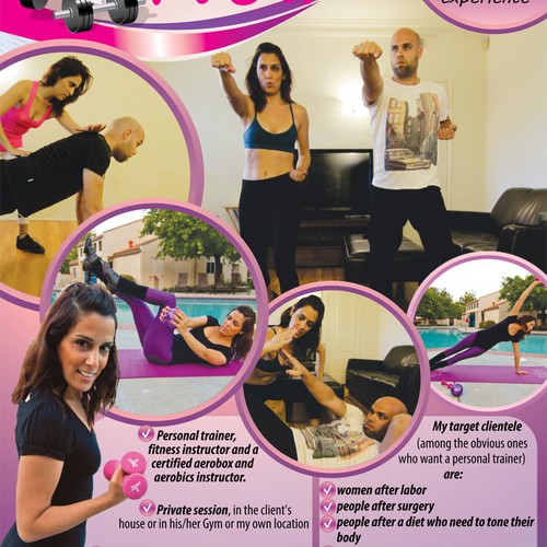 Help Fitness with Noa with a new postcard or flyer