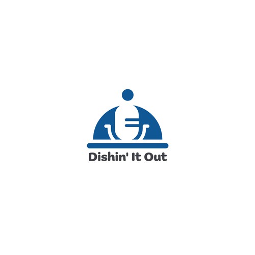Logo design submission for ”Dishin It Out”