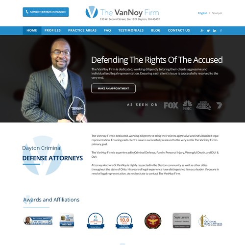 VanNoy - Landing Page