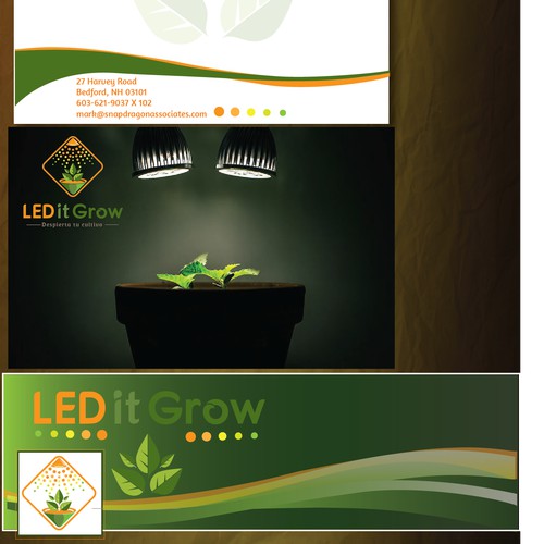 Create the graphical image of our LED grow lights!