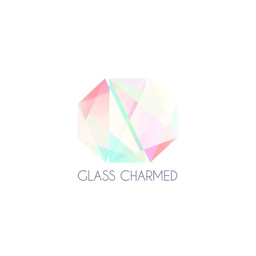 Colourful logo for a Glass Business