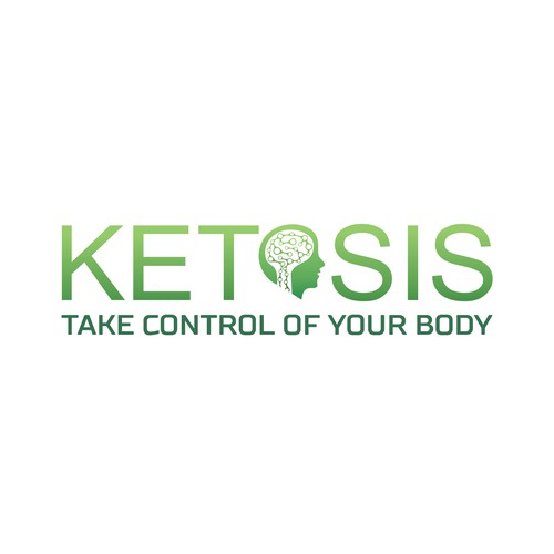 bold logo for  a powder supplement that will help people doing the ketogenic diet keep their body in the state of ketosis
