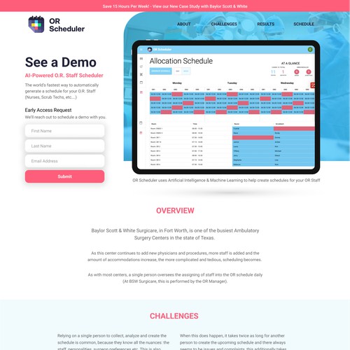 AI-Powered Scheduler for Hospitals