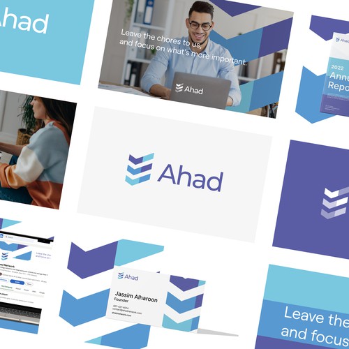 Ahad Network Logo and Branding