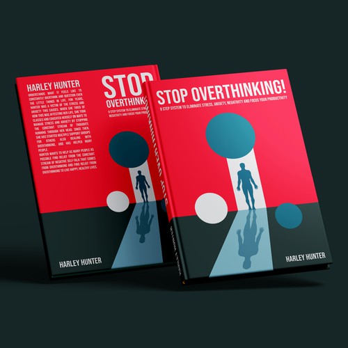 Book cover design for stop over thinking