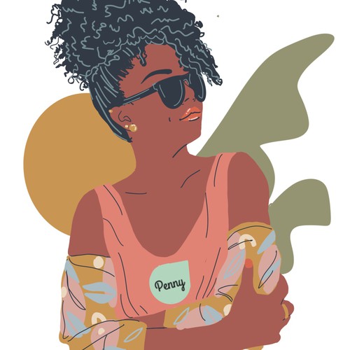 Millennial Girl Illustration