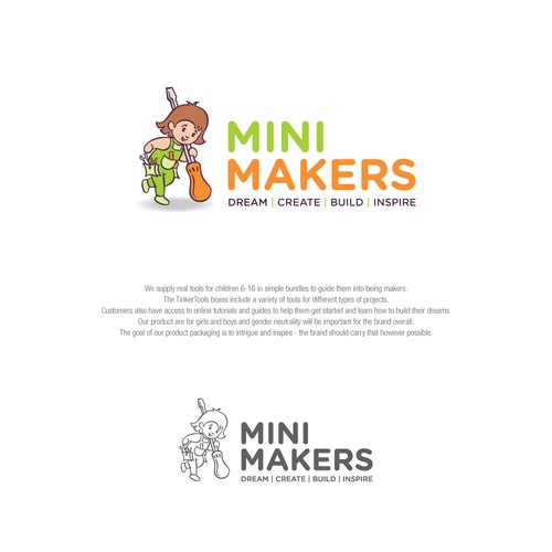 Bold and playful logo