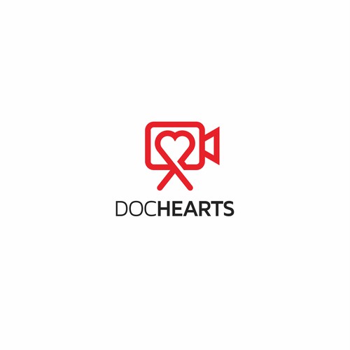 Clean and Crisp logo design for Doc Hearts