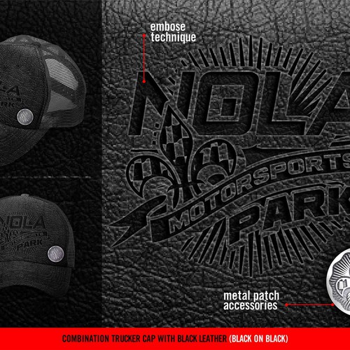 Fitted cap design needed for NOLA Motorsports Park!