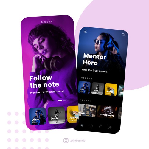 Music App Design