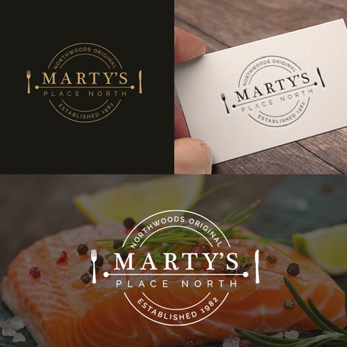 Logo design Marty’s restaurant 