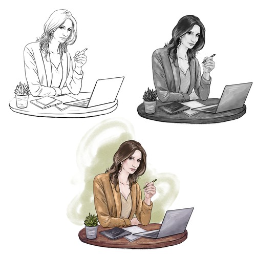 Iluustrations for personal blog