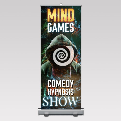 Hypnosis Vertical Banner Design