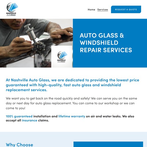 Website Update: Nashville Auto Glass