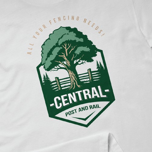 Clean Logo Design for Central Post and Rails